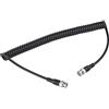 Superbat, cavo BNC 3G/HD SDI (1 m, 75 Ω), cavo bobina BNC a BNC prolunga cavo coassiale per telecamere e apparecchiature video, supporta HD-SDI/3G-SDI/4K/8K, cavo video SDI (nero, 1 pezzo)