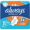 Always Assorbenti igienici ALWAYS Ultra Normal Plus con ali 10 pezzi