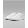Nike IQ9381-100 Nike Air Jordan 1 Low da donna "White/Metallic Silver"