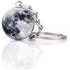 JWPavilion Solar System Planet portachiavi accessori ciondolo bagliore nel buio, luna, taglia unica