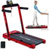 THUNDER® Tapis Roulant Elettrico 14km/h LED Pieghevole Casa 130kg THUNDER® RACE-RED