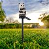 Luci LED Panda Animale 1,2V/600mah Altezza 43cm Prato Ornamento Bianco Caldo