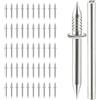 Chiodi battiscopa doppia 26 mm per battiscopa legno massello manicotto str