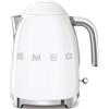 Smeg Bollitore Elettrico 1.7L 2400W Acciaio Linea Estetica 50's Style Bianco
