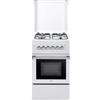 De Longhi Cucina gas 4 zone Forno elettrico DL554EW2 White (50x55x84cm)