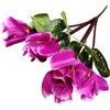 Mazzo di Fiori di Ciclamino Artificiale con 7 Rami per Mensola Tavolo Decorazion