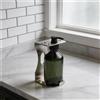 Dispenser Sapone Manuale con Supporto a Parete e Supporto per Uso Shampoo Gel Do
