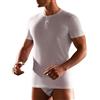 Cagi 3 Maglie Uomo 1308 Collo A Serafino Manica Corta in Puro Cotone