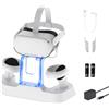 NexiGo Dock x Ricarica Meta Quest 2 Supporto Display Controller Elite Strap LED