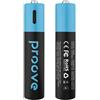 Proove Batterie ricaricabili Proove AAA 740mWh, 2 pezzi, nere