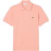 Lacoste Polo Lacoste unisex, in piqué di cotone, colore rosa, vestibilità regular, mo...