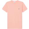 Lacoste T-shirt Lacoste unisex, in cotone pima, colore rosa, vestibilità regular, mod...