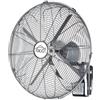 DCG Ventilatore a Parete 60W 4 Pale Acciaio DCG 3 Velocità Telecomando