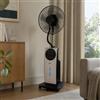 DCG Ventilatore da Pavimento Nebulizzatore DCG 90W 5 Pale 3,1L Grigio