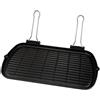 Ilsa Bistecchiera Ilsa MaxiDietella Ghisa Smaltata 27x50 cm Nero