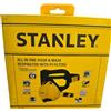 Stanley P3 Combo - Visor and Dust Mask - Face-Fit-Check Technology & Maximum 99.99% - P3 Fitted Filters Included - Goggles and Dust mask for building work, fine dust - Respirator Mask & Sanding Mask