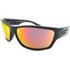 BLOC Bail Occhiali da Sole Nero Lucido con Rosso a Specchio CAT.3 Lenti XR460