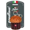 Trudi Panettone Portachiavi Peluche portachiavi, idea regalo, gadget turistico Cibo Made in Italy | 7x8x8 cm taglia XXS icons | modello 68816