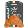 Trudi Croissant Portachiavi Peluche portachiavi, idea regalo, gadget turistico Cibo Made in Italy | 10x7x3 cm taglia XXS icons | modello 68812