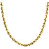 SR Collana Corda Oro 18K 750 MLS. 45 Cm. 10,00 Grammi. 4,3 Mm Di Spessore