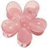 ECARLA fermaglio per capelli Fiore trasparente Rosa Cipria SP272