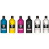 Marabu Acryl Colour Big Pack, 6 x 500 ml, vernice acrilica cremosa a base d'acqua, ad asciugatura rapida, resistente alla luce, impermeabile, da applicare con pennello e spugna su tela, carta e legno