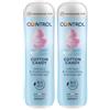 CONTROL Cotton Candy Gel Massaggio 3 in 1 All'aroma di Zucchero Filato con 98,1% di ingredienti naturali - 100% Made in Italy - 200 ml (Confezione da 2)