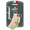 Trudi Peluche portachiavi, idea regalo, gadget turistico food Made in Italy | taglia XXS | Italian icons (Piadina, 5x15x1,5 cm)