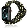 Cinturino Beline in tessuto nero per Apple Watch