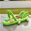 Parco Giochi D'acqua Gonfiabile a Forma di Impermeabile per Cortile