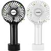 Does not apply [2 Pezzi] Ventilatore Manuale, 5000 Mah Mini Ventilatore (7 - 20 Ore) USB C Rica