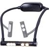 daylight DuoNeck Go Rechargeable LED Neck Reading Light - 95+ CRI Hands-Free Book Light, Floodlight & Spotlight, 3 Color Temps, USB-C, 100-Hr Battery for Reading, Knitting, Crafts