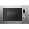 Candy MIG1730DX - Microonde integrato con grill e telaio, display digitale rosso, potenza 700W-1000W, capacità 17L, 8 programmi, acciaio inox anti-impronte