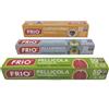 FRIO Family Pack Set 3 Rotoli Cucina Maxi: Alluminio, Pellicola, Carta Forno - 3×50 m (Tot. 150 m) Formato Famiglia per Conservazione, Cottura e Scorta a Lungo Termine