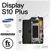 SAMSUNG DISPLAY S10 PLUS G975 ORIGINAL ASSEMBLED NERO TOUCH SCREEN SCHERMO