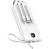 VEEKTOMX Power Bank 20000mAh Powerbank con Cavi Integrati Caricatore Portatile