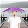 Ombrello da Testa Pieghevole Impermeabile Cappello Ombrello Pieghevole Leggero