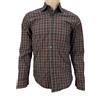STEVEN ALAN Uomo Verde Jersey Foderato Inversa Plaid Casual Shirt TAGLIA XS Nwt