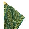 Fatto a mano Abito lungo caftano verde puro cotone vestito maxi tunica donna vestaglia...