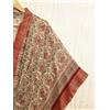 Fatto a mano Abito lungo caftano beige puro cotone vestito maxi tunica donna vestaglia...