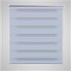 vidaXL Tenda a Rullo Oscurante Zebra 120x230 cm Bianca