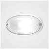 Sconosciuto PRISMA Plafoniera CHIP 25 OVALE bianco E27 cod 005700