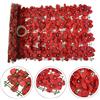 Decorazione Recinzione Artificiale Fiori Giardino Siepe Foglia Ornamento Plastic