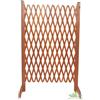 2 PEZZI STECCATO IN LEGNO ESTENSENSIBILE CON BASE CM.140X120H SEPARè GRIGLIATO