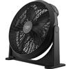 CFG Ventilatore Terra Parete, Black Circle D. 50cm 70w, 3 Velocità Timer Telecom