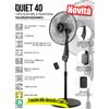 CFG Ventilatore a piantana CFG Quiet 40 con telecomando 50W