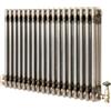 MONSTERSHOP Radiatore 3 Colonne Orizzontale Metallo Grezzo 600 x 830 mm TRV