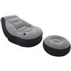 Divano Gonfiabile Singolo con Poggiapiedi - Sofa da Campeggio, Giardino, Relax