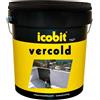 icobit Asfalto liquido Freddo Bitume impermeabilizzante Icobit Vercold 1, 4, 10, 16 Kg.