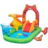Bestway 53160 Playcenter gonfiabile Jurassic Splash con piscinetta, 2 anni+